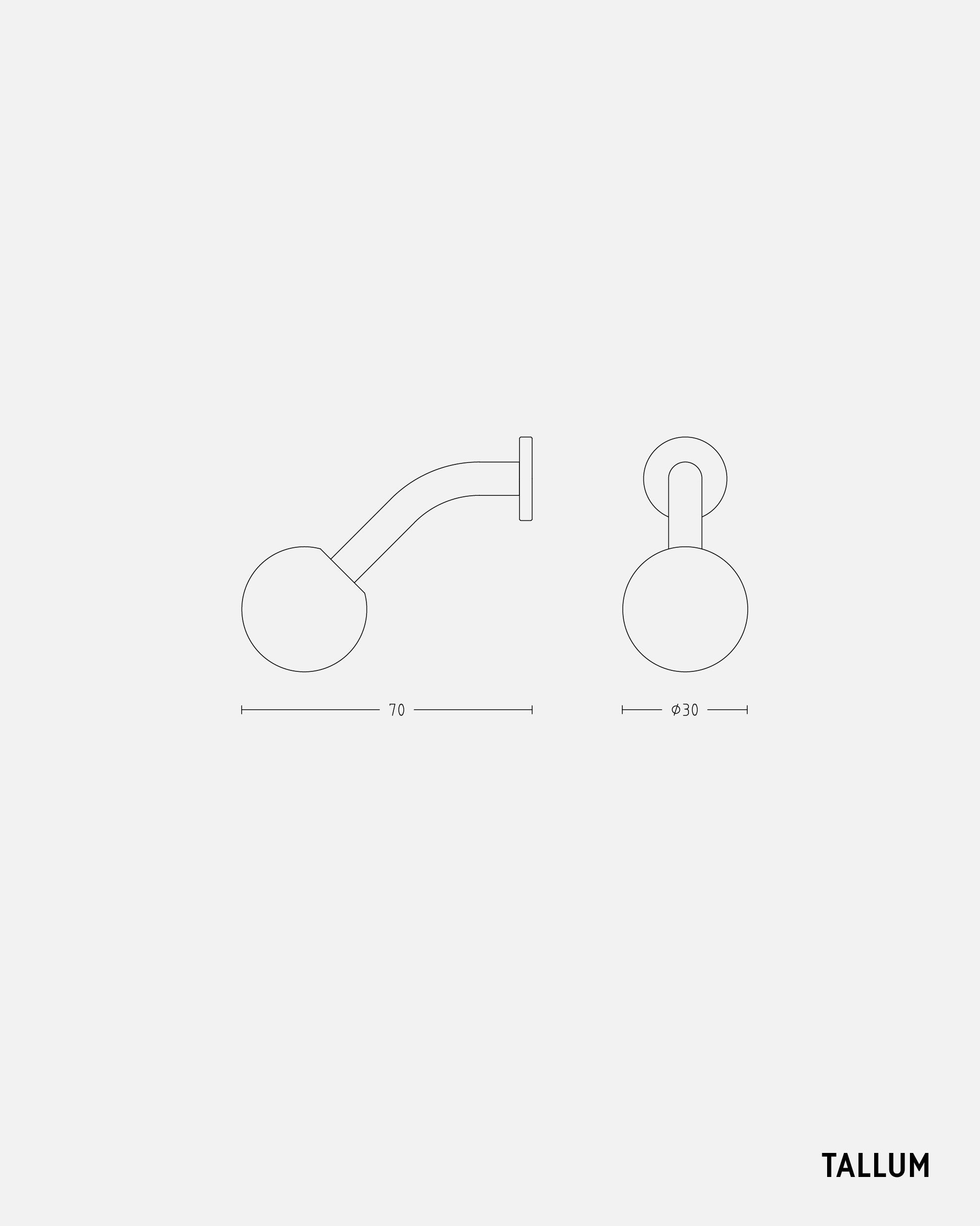 DIN Vinklad kulknopp